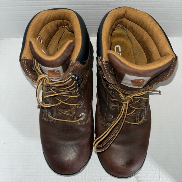 Carhartt Men's Size 8.5 Rugged Flex soft Toe Work Boot Oil Tanned CMF6066 - Picture 4 of 10